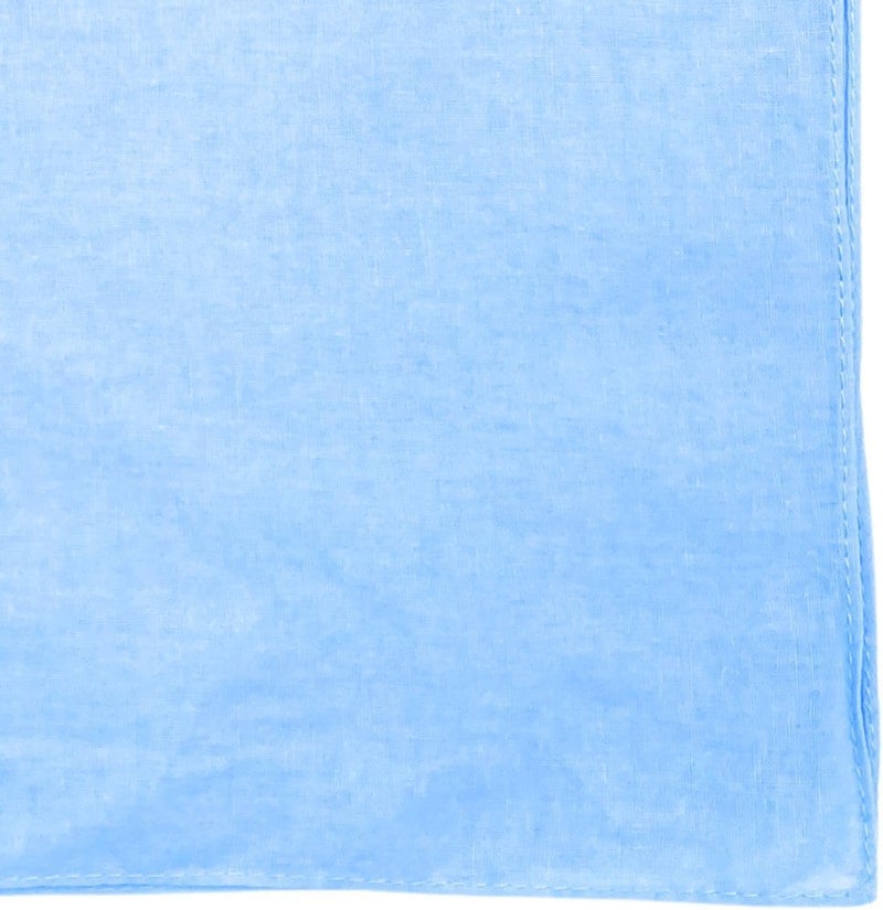 MD Style 100% Cotton Solid Color Bandana for Men & Women 22" x 22" Handkerchief Headband Scarf - Image 2